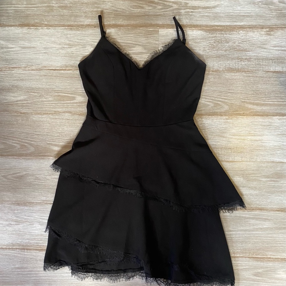 GB Girls Black Layered Dress